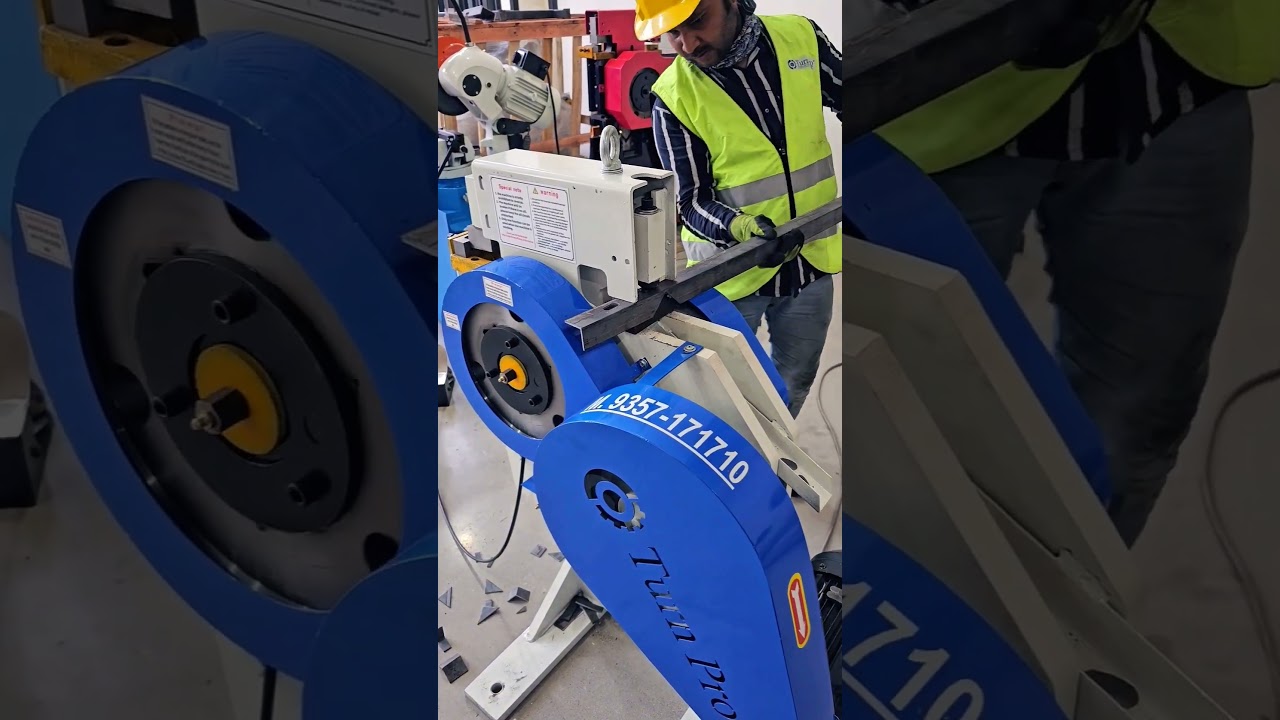 angle cutting and punching machine