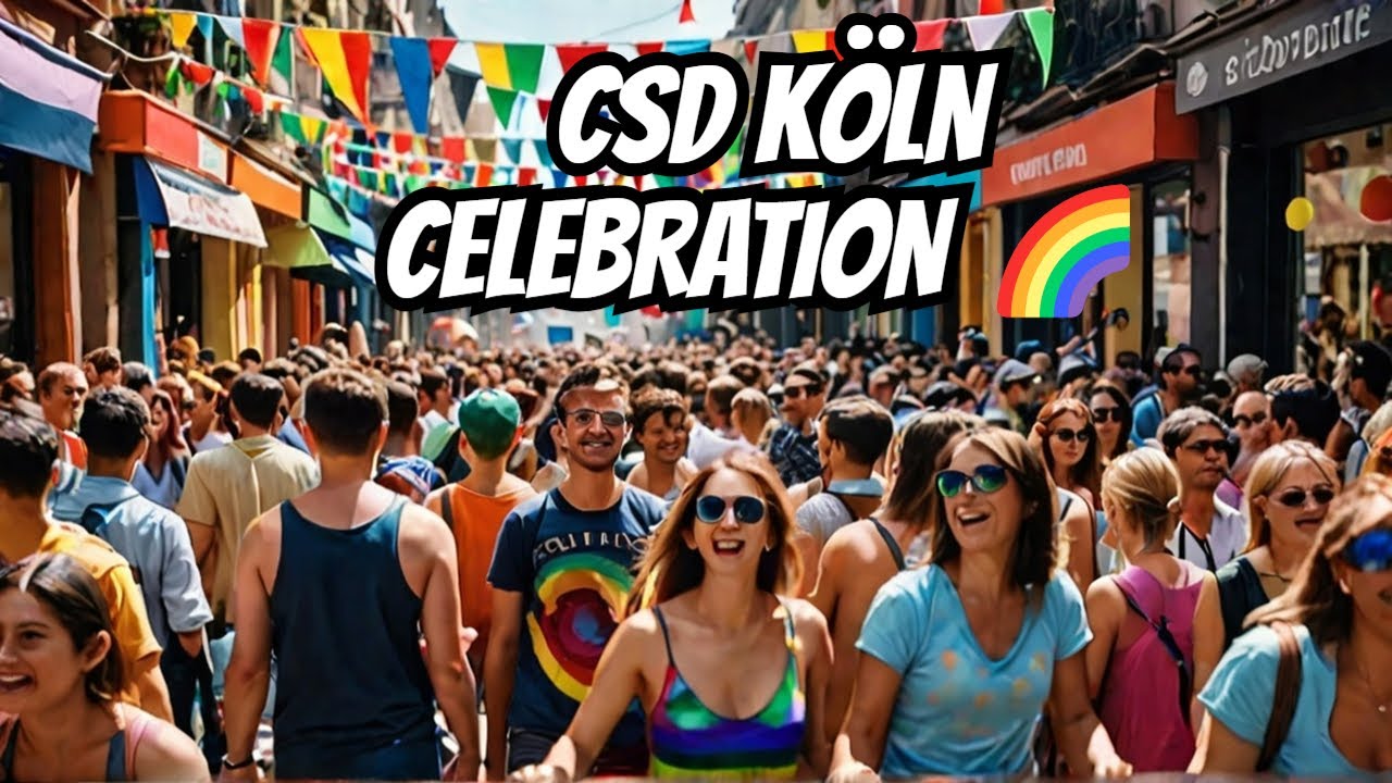ColognePride Wild Streetpartys - Sunday July 21, 2024 🎉✨️🌈 CSD Köln LGBTQ+ (Christopher Street Day)