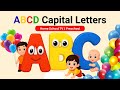 Learn ABCD Capital Letters Step by Step | Easy Preschool Alphabet | Unit 2