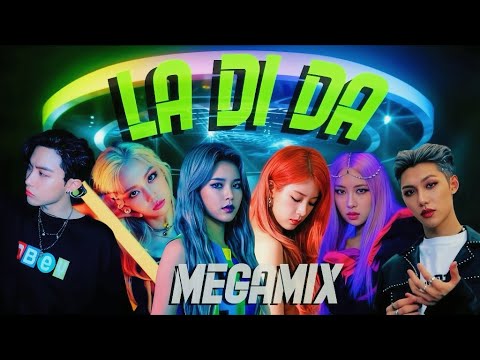 [MASHUP] EVERGLOW,BLACKPINK,BTS,CLC + More - "LA DI DA" (MEGAMIX) | MBMM16