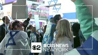 Times Square rally calls for release of hostages from Israel-Hamas war