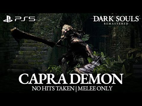 Capra Demon Boss Fight (No Hits Taken / Melee Only) [Dark Souls ...