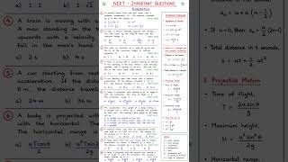NEET 2026 Kinematics: 20 Most Expected Questions Every Aspirant Must Solve! 🔥
