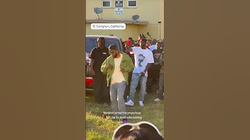 Kendrick Lamar filming “Not Like Us” Music Video in Compton