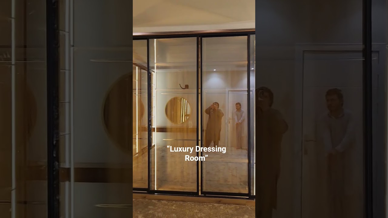 Luxury Dressing Room Design | Complete Wardrobe, Mirror & Storage | Alharam Furniture 