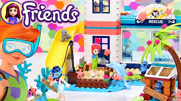 LEGO Friends Lighthouse Rescue Center Set Build Silly Play