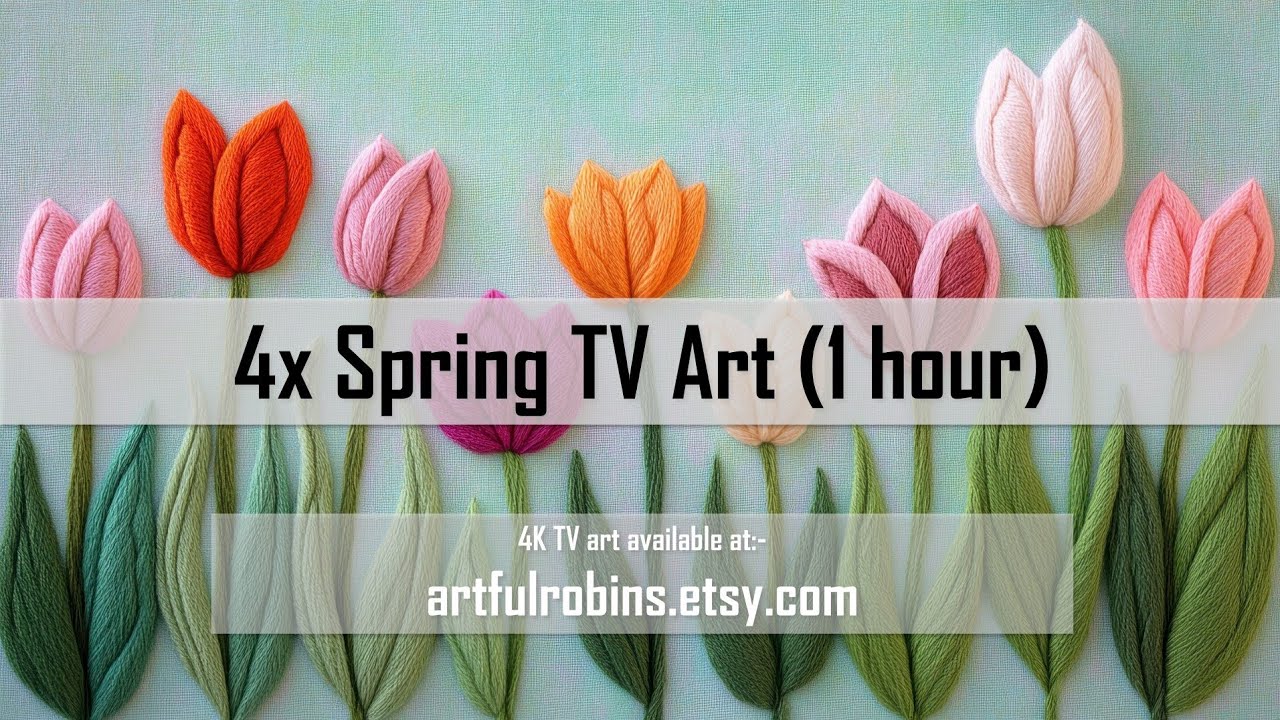 Spring Tv Background Spring TV Art 4K Screensaver - 4 Original Artworks for your TV - 1 Hour ...