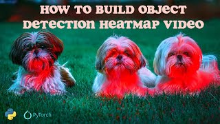 Object Detection Heatmap using YoloV8 | Dogs detection