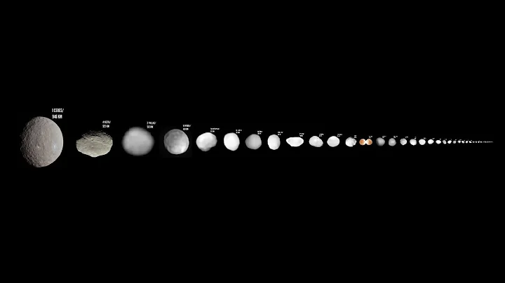 Asteroids Size Comparison V3