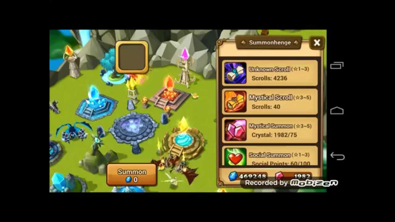 40 mystical scrolls Summoning Session for Myths