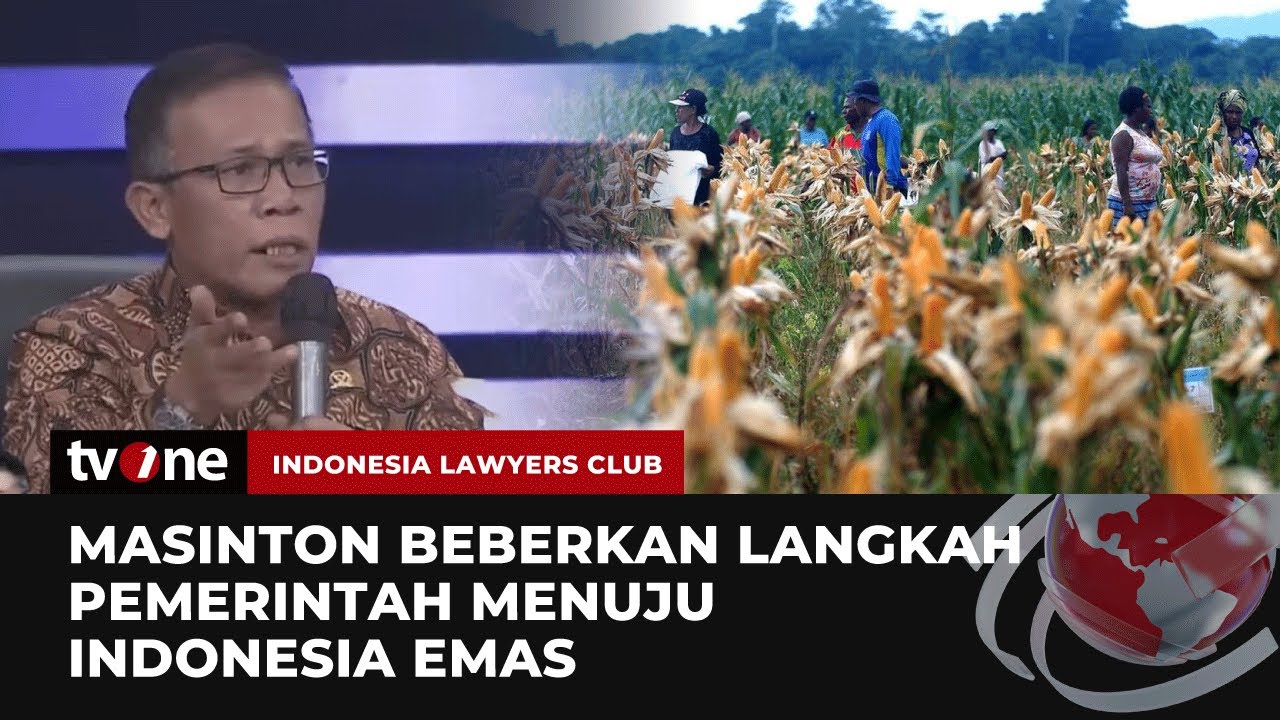 Food Estate Upaya Pemerintah Capai Indonesia Emas, Ini Kata Masinton Pasaribu | ILC tvOne