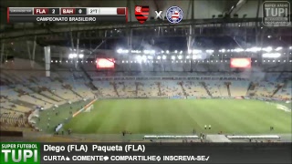 Flamengo 2 x 0 Bahia - 8ª Rodada - Brasileirão - 31/05/2018 AO VIVO