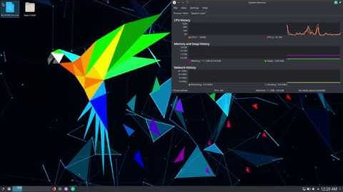 Parrot OS 4.8 KDE Home Run Through
