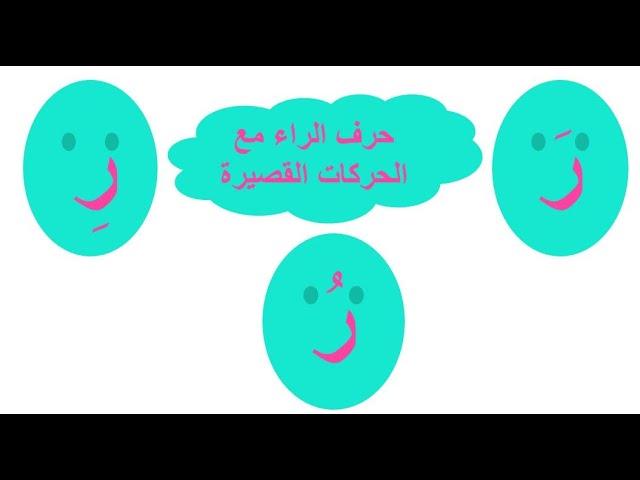 حرف الراء مع الحركات القصيرة