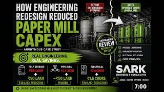 Paper Mill Project Cost Reduced by Engineering Redesign | CAPEX Case Study