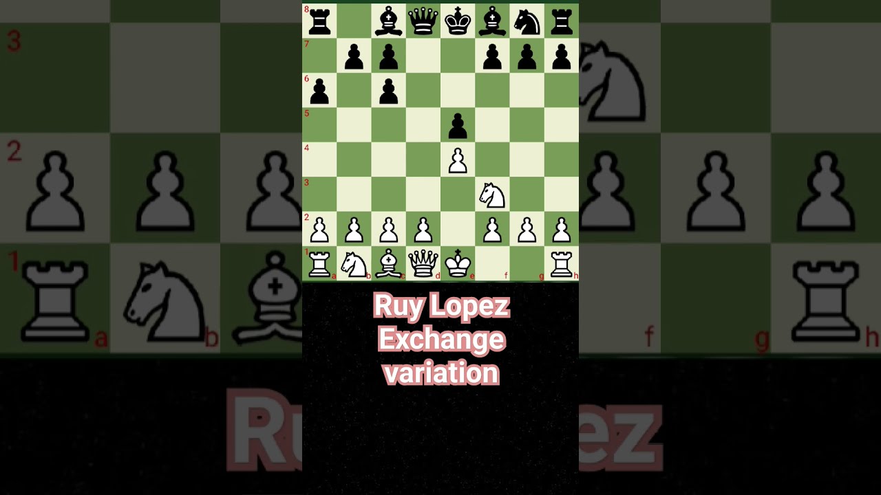 Ruy Lopez Exchange variation 