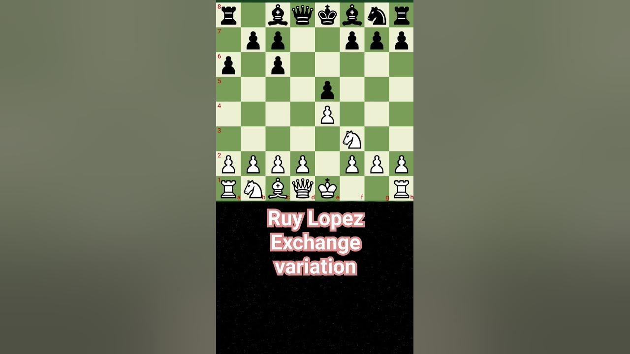 Ruy Lopez Exchange variation 