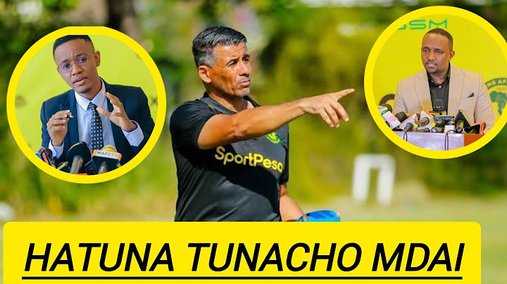 ENG. HERS HATUNA TUNACHO MDAI KOCHA MILOUD HAMDI AMEZIKOSHA MIOYO YETU
