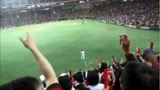 広島東洋カープ　延長10回表代打前田選手　20130330
