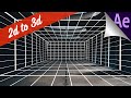 2D to 3D Projection mapping Tutorial for Adobe After Effects