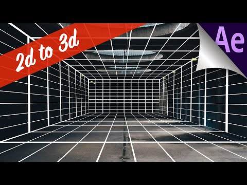 2D to 3D Projection mapping Tutorial for Adobe After Effects