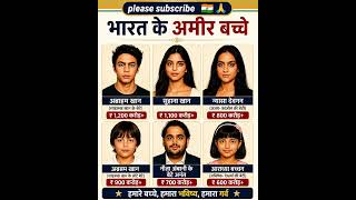 भारत के अमीर बच्चे #news #gk #ytshorts #actor #viral #trending #shortvideo #knowledge #shorts