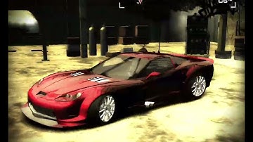Modified Corvette C6 with Cross vinyl #nfs