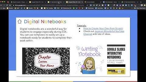 Interactive Digital Notebooks