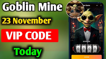 23 November Goblin Mine Game Code | Goblin Mine Game VIP Code | Goblin Mine Game Daily Code