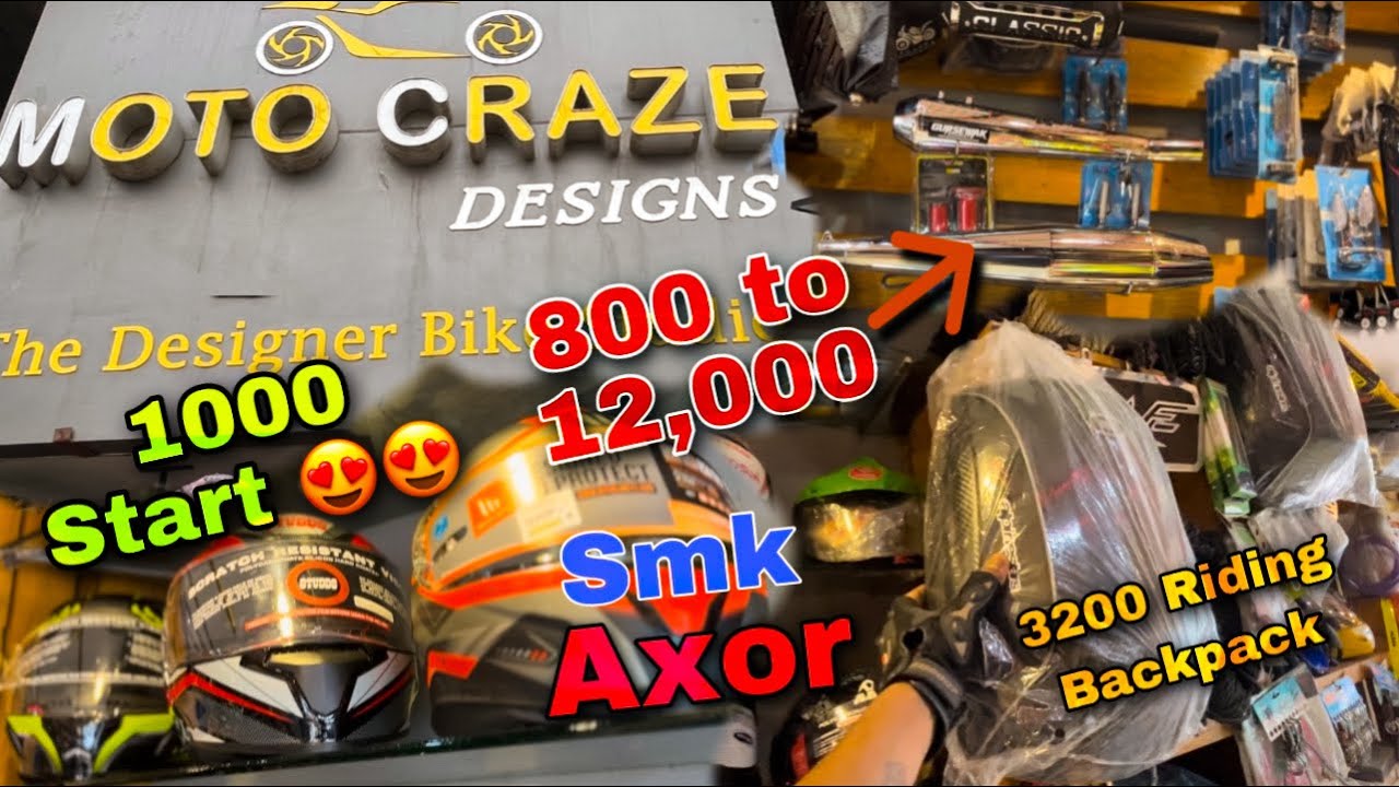 Motorcycle Bike Accessories in Guwahati Moto Craze Designs