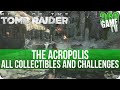 Rise of the Tomb Raider - The Acropolis - All Collectibles and Cut Short Challenge Locations