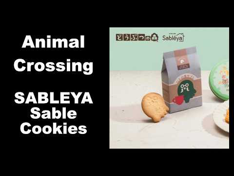 SABLEYA Animal Crossing New Leaf Sable Cookies Unboxing