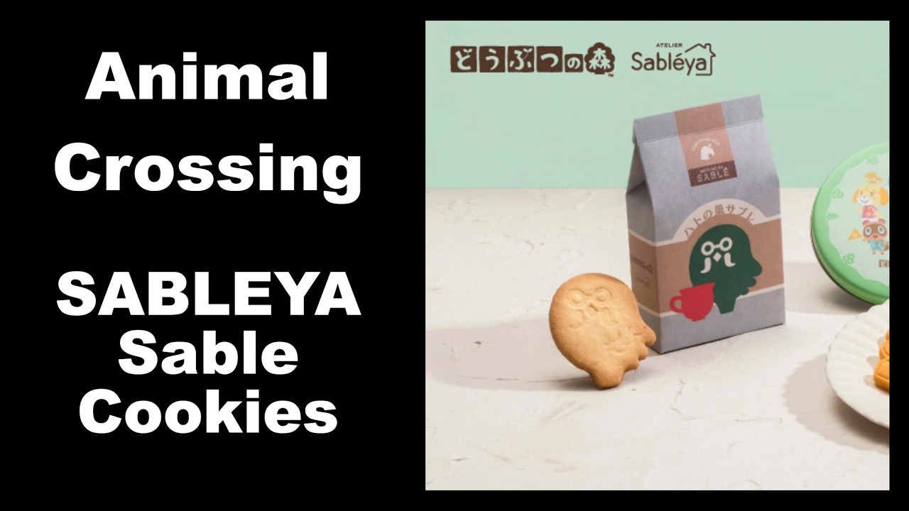 SABLEYA Animal Crossing New Leaf Sable Cookies Unboxing