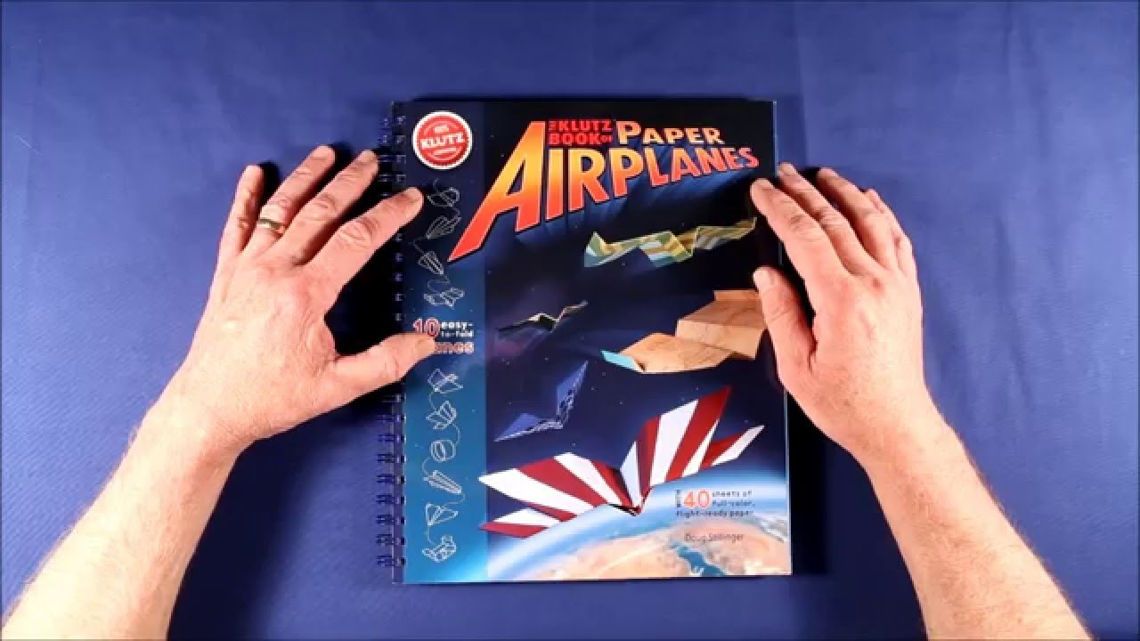 Klutz Book Of Paper Airplanes Review YouTube klutz-book-of-paper-airplanes-review-youtube