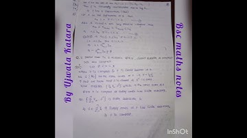 Unit: Completeness, Compactness, Connectness| sem 5 mathnotes|RTMNU University #bscnotes #mathsnotes