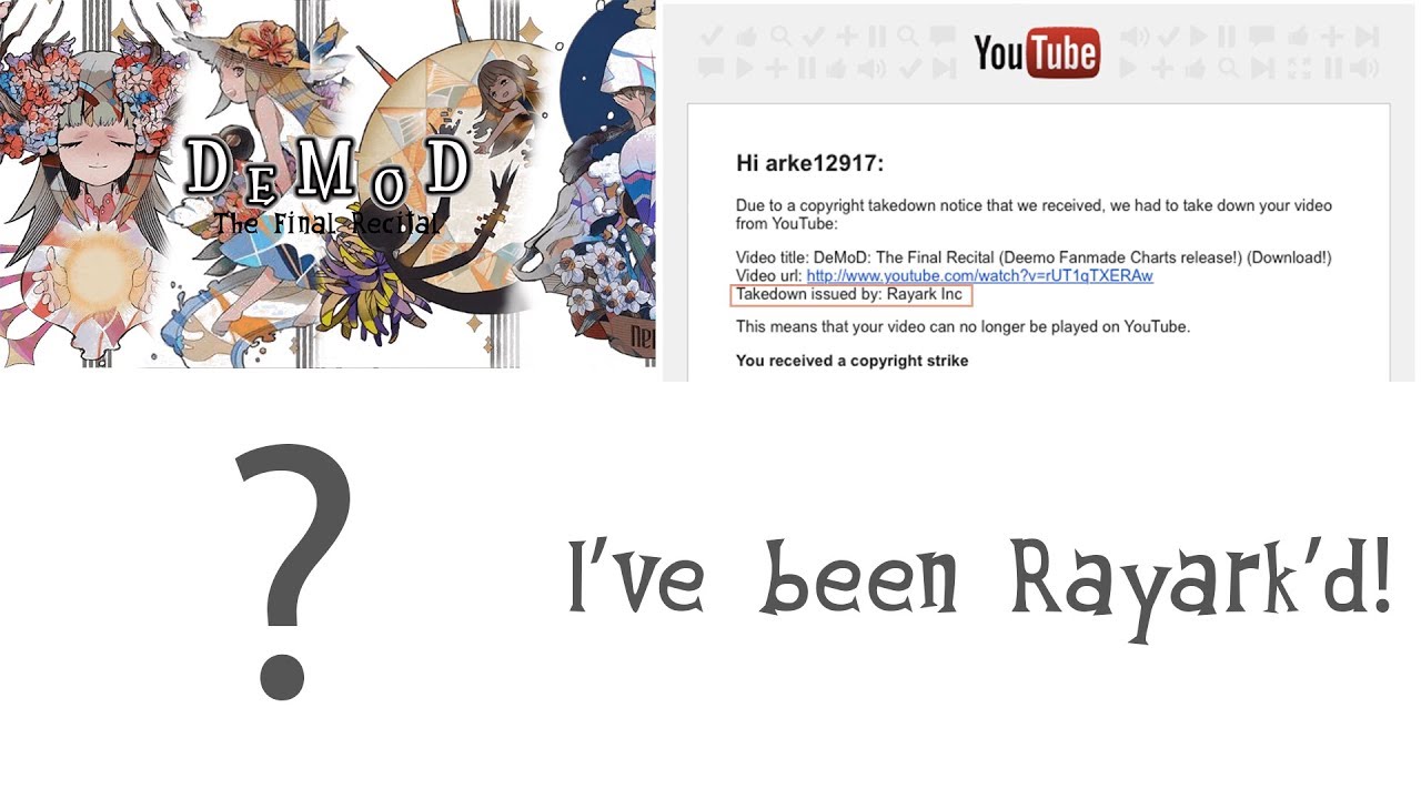 Important notice regarding DeMoD: I've Been Rayark'd! (DON'T PANIC!)