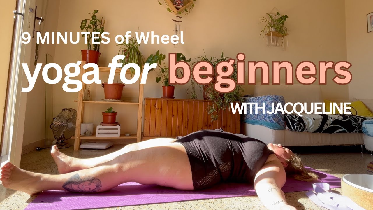 9-Minute Yoga Wheel Flow for Back Pain Relief | Gentle Stretches for Beginners