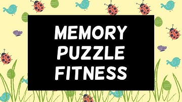 Spring Season Memory Puzzle Fitness! #4 - Brain Break - Fun Memory Workout - Focus Attention Game