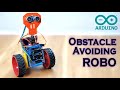 Arduino Simple Obstacle Avoiding ROBO