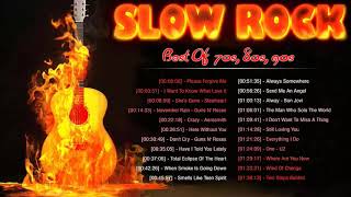 Nazareth, Air Supply, Bon Jovi, Scorpions - Best 20 Slow Rock Songs Playlist 2021