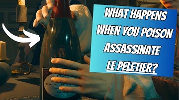 What Happens When You Kill Le Peletier With The Poison Assassination? | Assassin