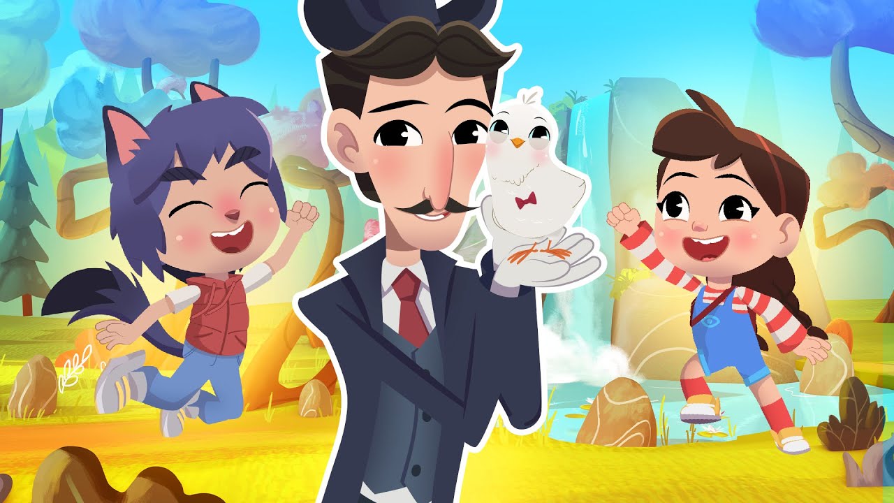 Golub Goša | Teslini Znanjoni | Poučni Crtani filmovi i pesmice