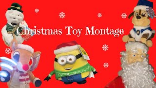 CHRISTMAS PLUSH ANIMATED TOYS COMPILATION SANTA FROSTY RUDOLPH MINIONS PAW PATROL GEMMY 2020 - 2022