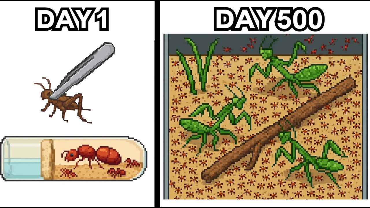 I Attempted to Simulate Fire Ants for 500 DAYS in AntKeeping Simulator...