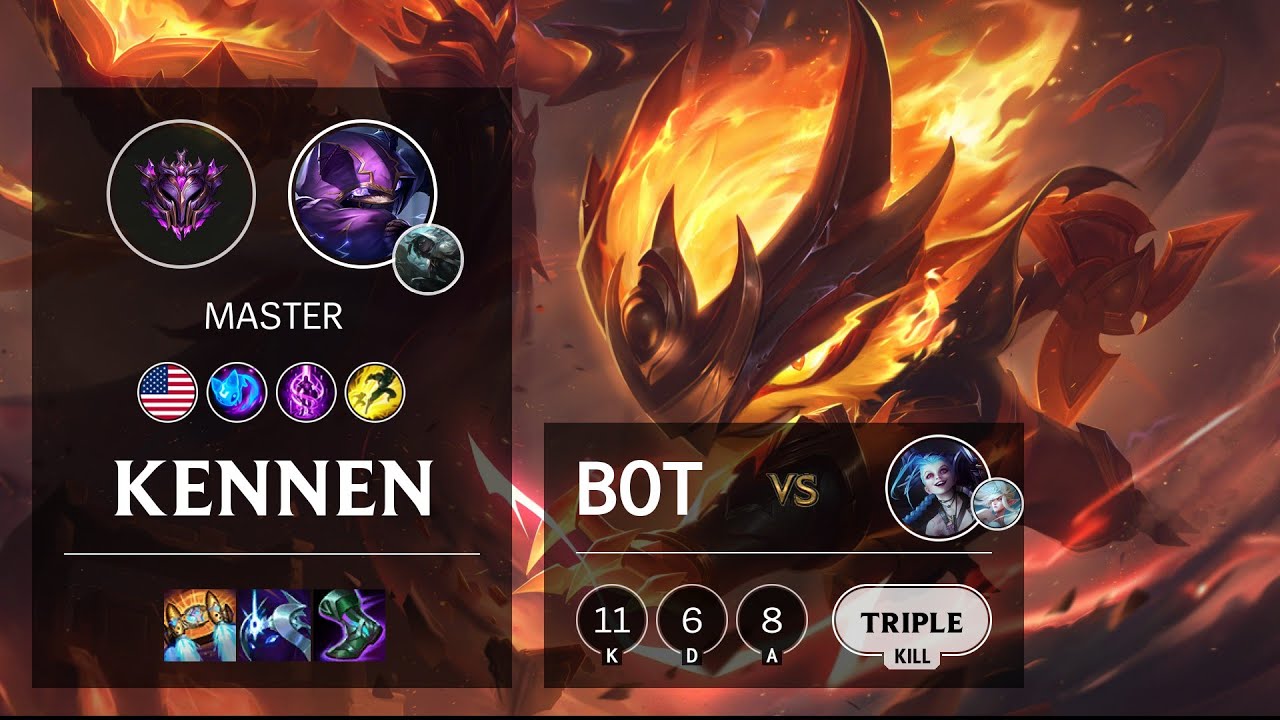 Kennen Bot vs Jinx - NA Master Patch 11.15