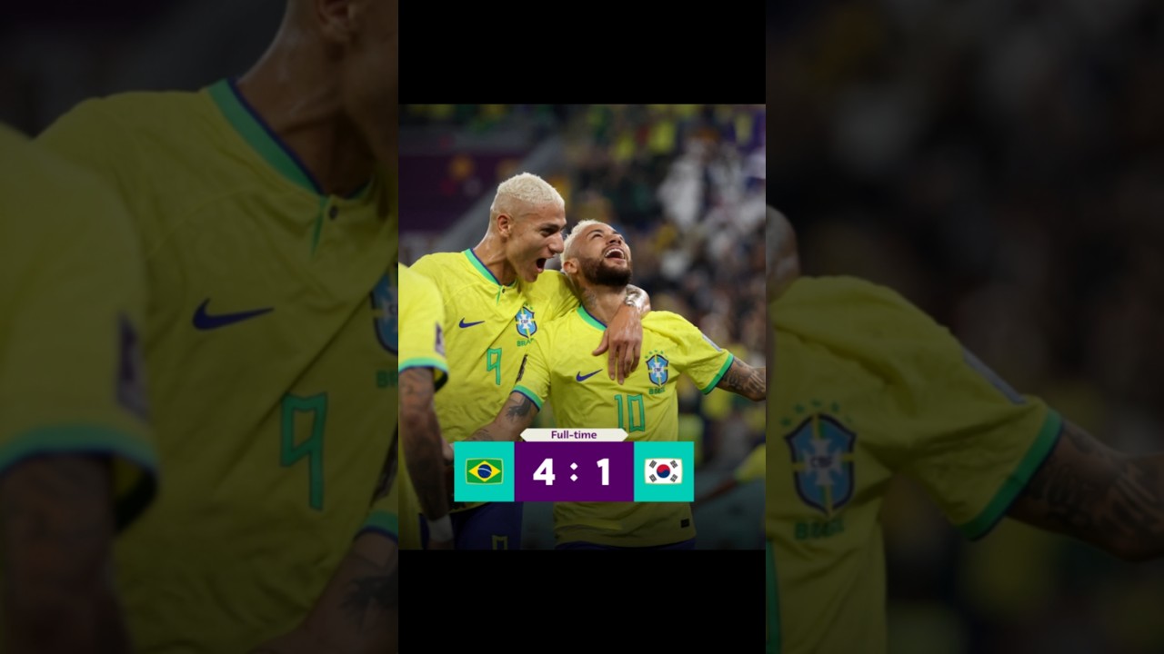 Brazil Vs South Korea - FIFA World Cup 2022