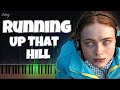 Kate Bush - "Running Up That Hill" (STRANGER THINGS) | (Piano Tutorial + Sheet Music)