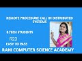 #10. REMOTE PROCEDURE CALL IN DISTRIBUTED SYSTEMS IN ENGLISH ||B.TECH STUDENTS R23