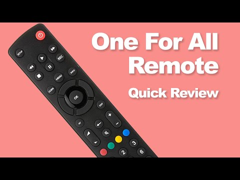 One For All URC1210 Contour Universal Remote – Easy Setup, Compatible with 700+ TV Brands