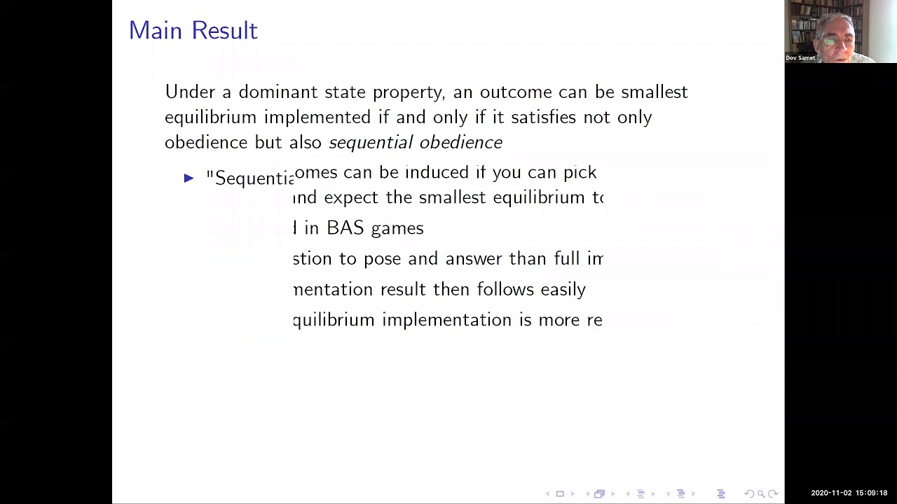 Stephen Morris talk on IMPLEMENTATION VIA INFORMATION DESIGN IN BINARY-ACTION SUPERMODULAR GAMES